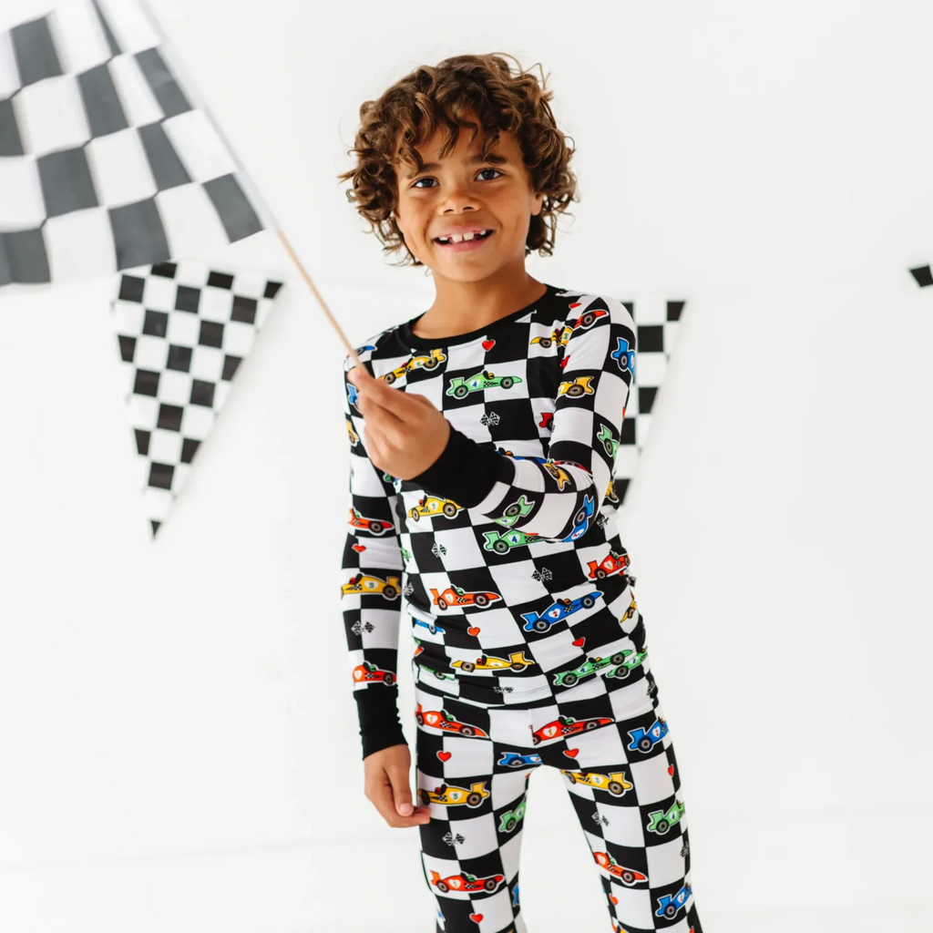 You Make My Heart Race Kids Pajamas