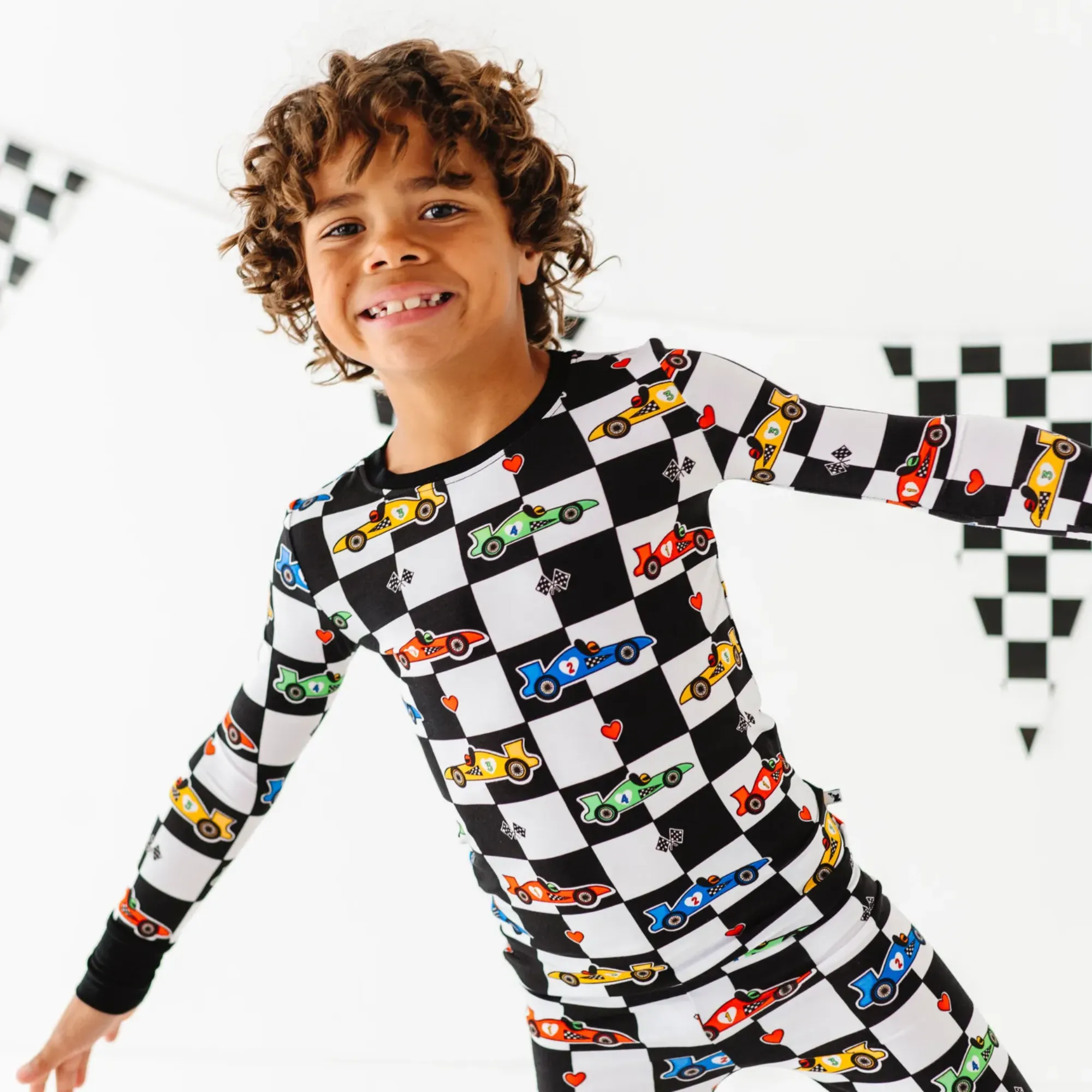 You Make My Heart Race Kids Pajamas