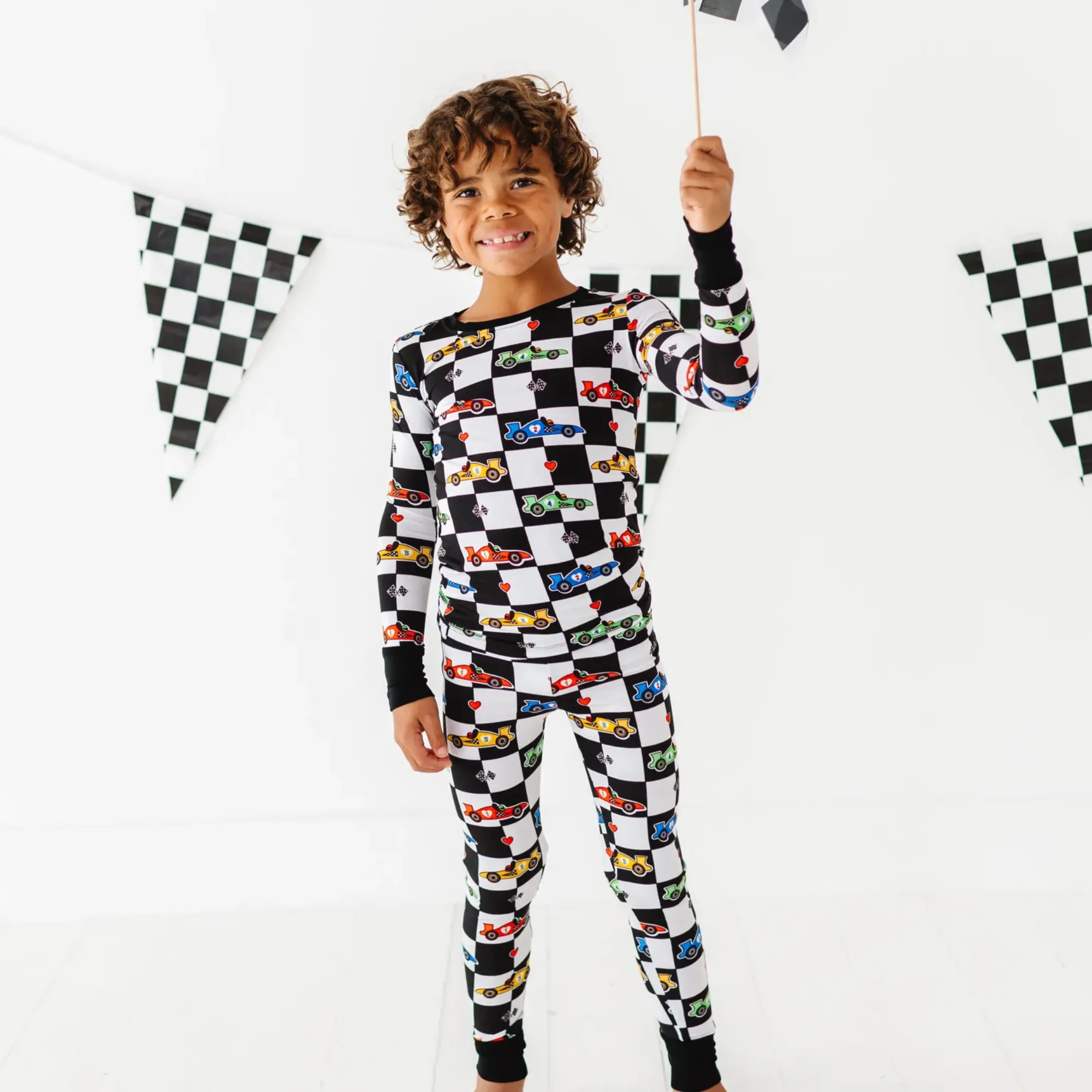 You Make My Heart Race Kids Pajamas
