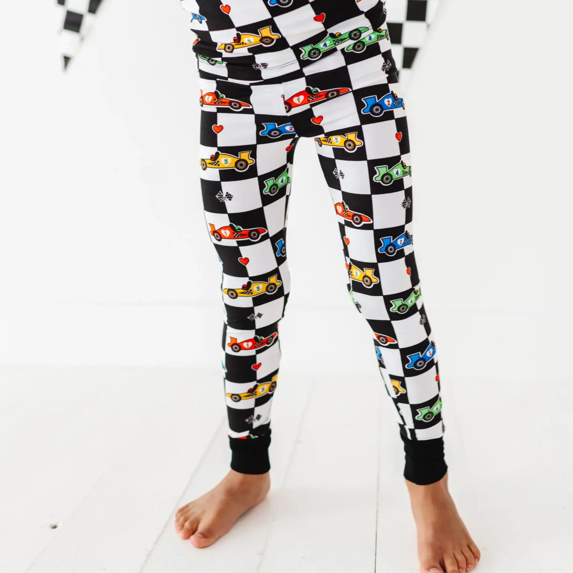 You Make My Heart Race Kids Pajamas