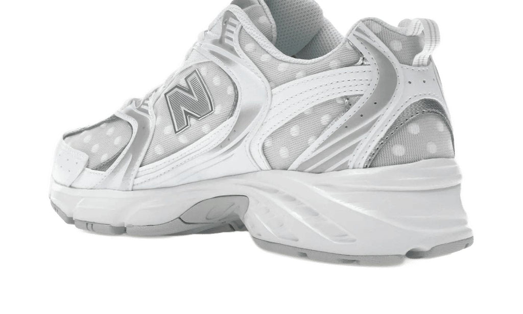 New Balance 530 Silver Metallic Polka Dots