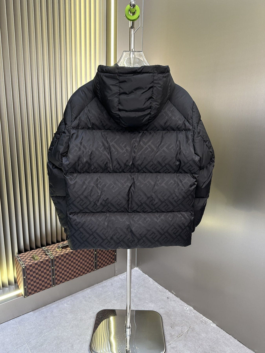 Fendi Hooded Quilted Puffer Jacket